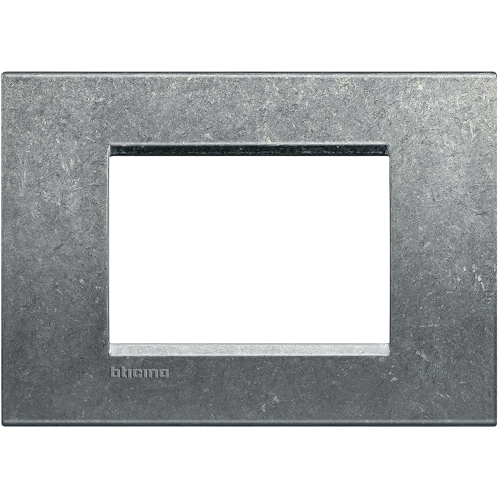 BTICINO - LNA4803NA Square cover plate 3 modules - native 