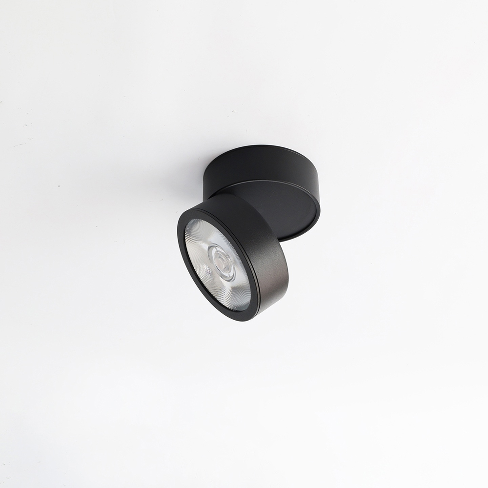 POLARIS LIGHTING - LED DOWNLIGHT RONDA Ø100/H75mm 12W 3000K 960lm 36° Black 1120