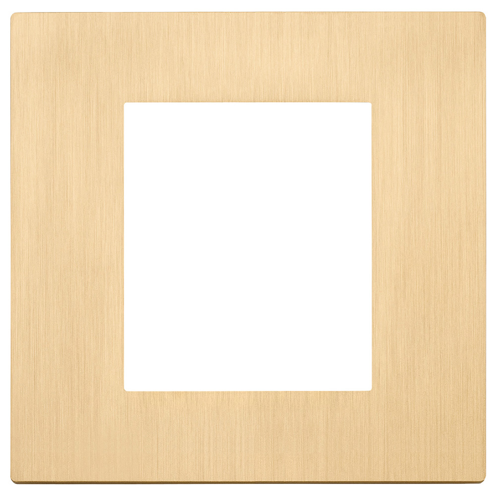 VIMAR - 30642.70 PVD Metals Cover Frame Linea Brushed Gold 2M