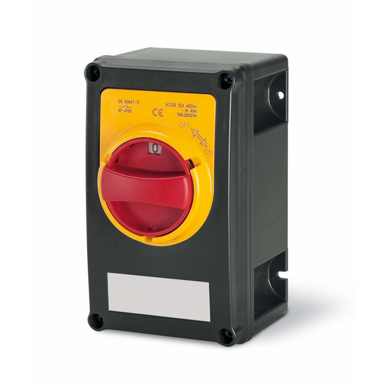 SCAME - Explosion proof switch disconnector in a thermoplastic box 3 pole 40A IP66 zone 21/22 590.XGE4003