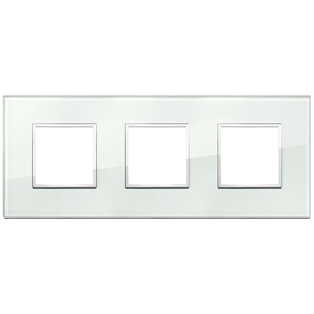 VIMAR - 21644.71 - Plate 6M (2+2+2) 71mm aqua