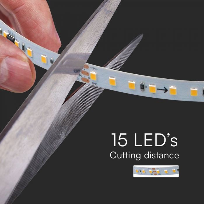 Vtac Led Strip V-TAC - LED Strip Running 2835 120 10W 24V 6500K SKU: 23609