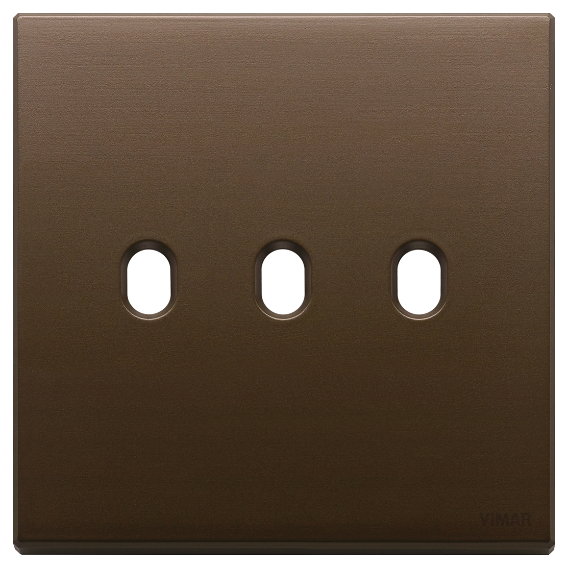 VIMAR - Plate 3Mx3 BS Vintage brushed dark bronze - 22675.3.12