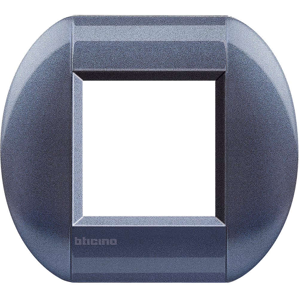 BTICINO - LNB4802GP Round cover plate 2 modules - grape