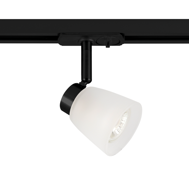ACA LIGHTING - TS40GU3CB 2 wires track luminaires GU10 black