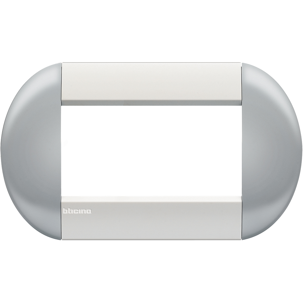 BTICINO - LNB4804TS Round cover plate 4 modules - twin sky 