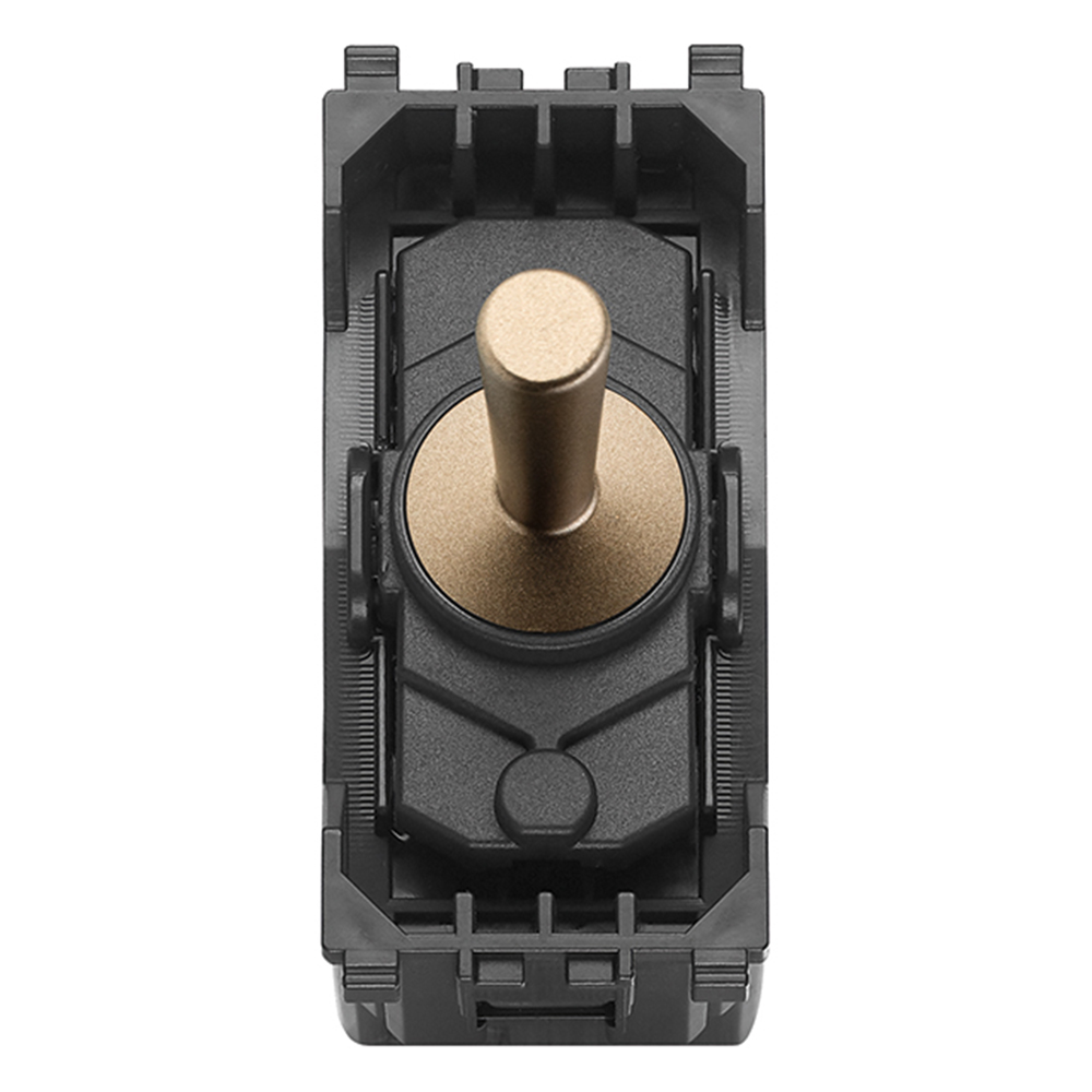 VIMAR - 1P 10AX 2-way switch Vintage satin gold - 22004.88