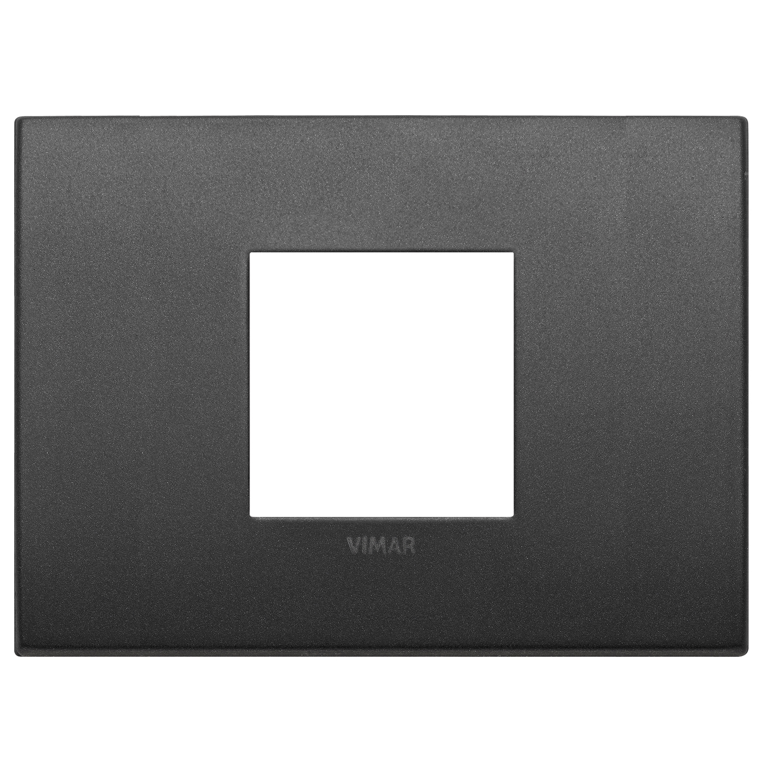 VIMAR - 19652.01 - Classic plate2centrM metal matt graphite
