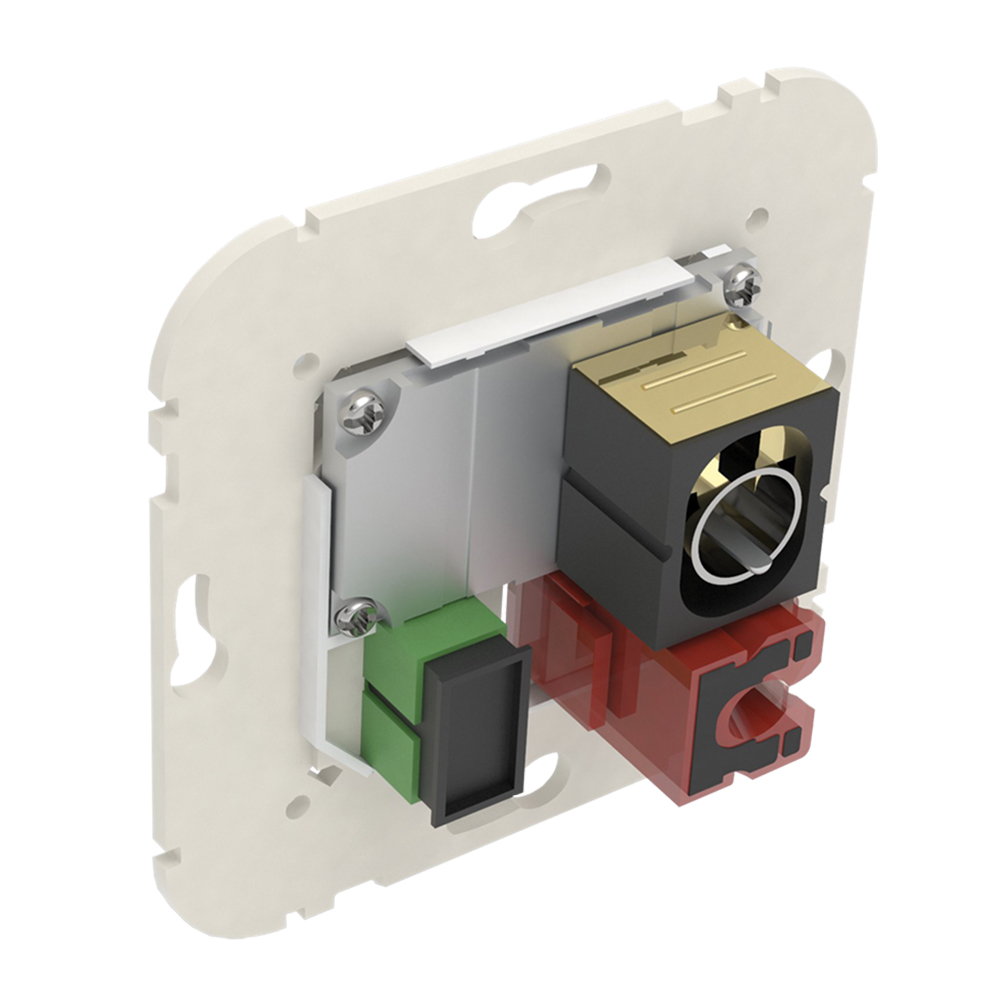EFAPEL - R-TV-SAT-RJ45 CAT.6 UTP-FO SC-APC MULTIM SOCK 21545