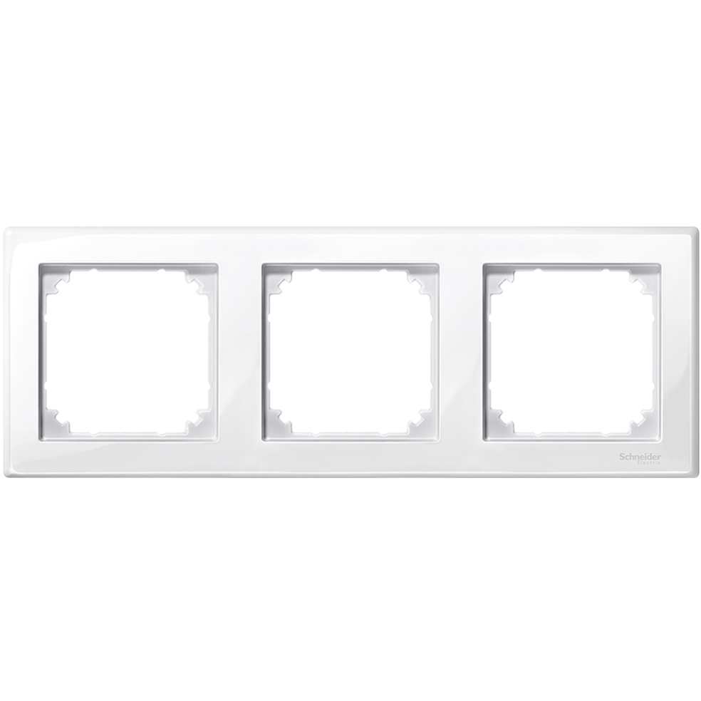 SCHNEIDER ELECTRIC - MTN478325 рамка тройна активно бялo M-SMART