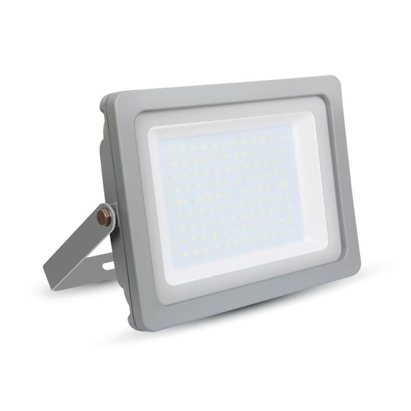 V-TAC - 100W LED Прожектор SMD Сиво Тяло студена светлина 6400K SKU: 5854