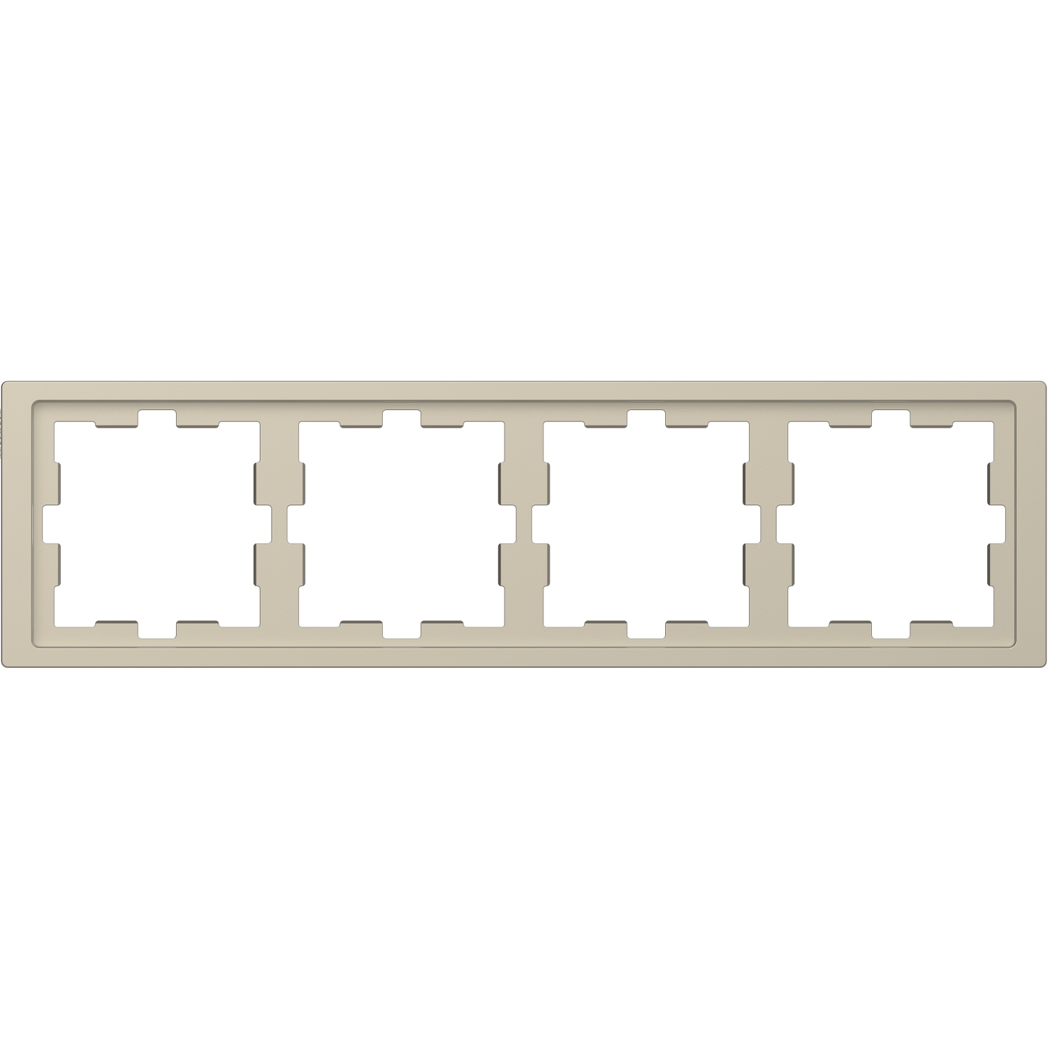 SCHNEIDER ELECTRIC - MTN4040-6533 рамка четворна сахара D-Life Merten 