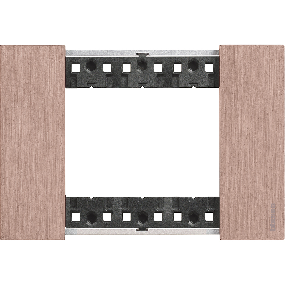 BTICINO - KA4803ZM cover plate Living Now 3 modules - copper