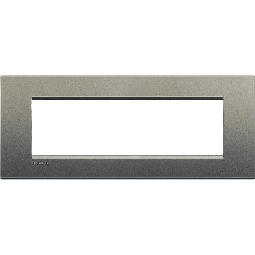 BTICINO - LNA4807AE Рамка 7М Avenue правоъгълна метална Livinglight