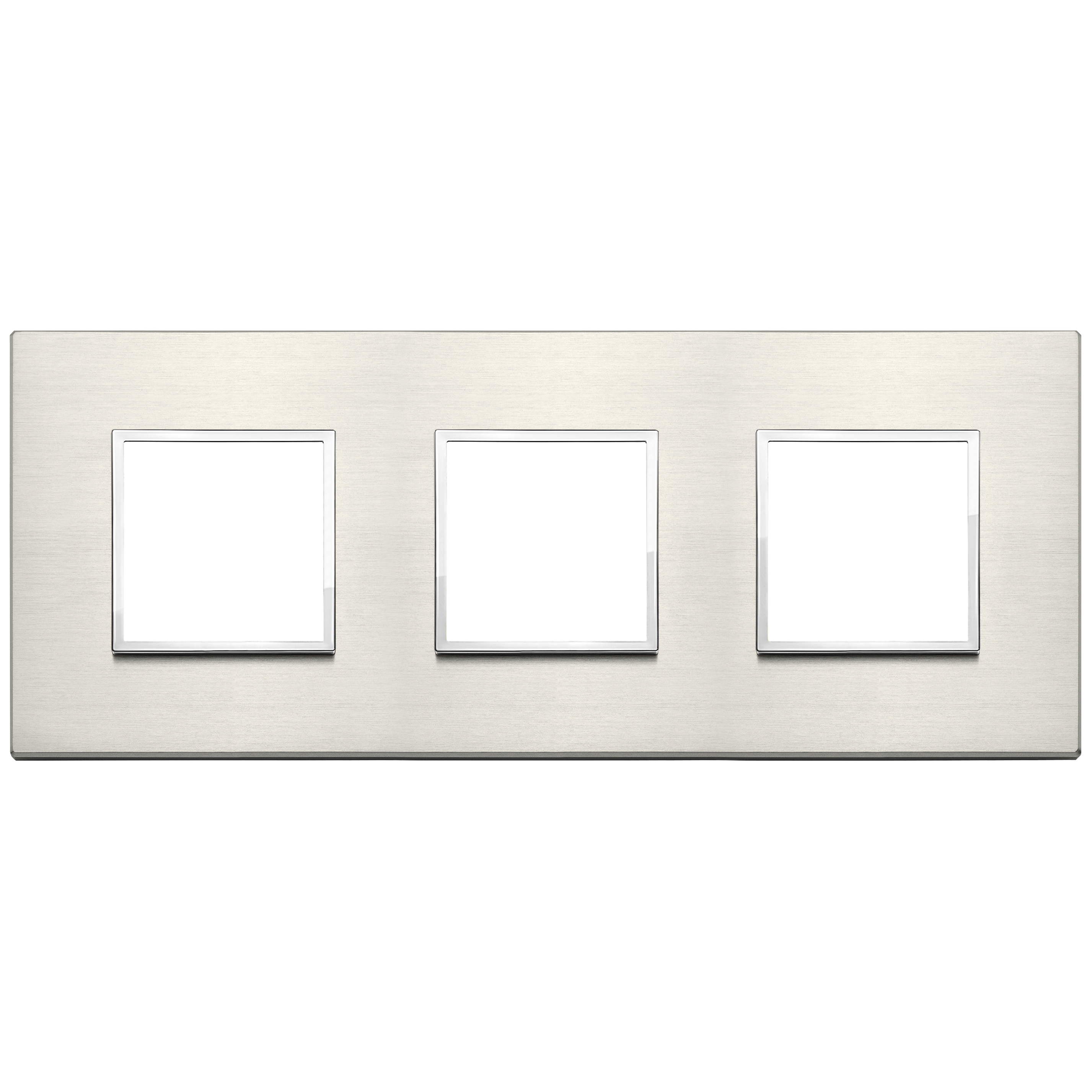 VIMAR - 21644.08 - Plate 6M (2+2+2) 71mm titanium