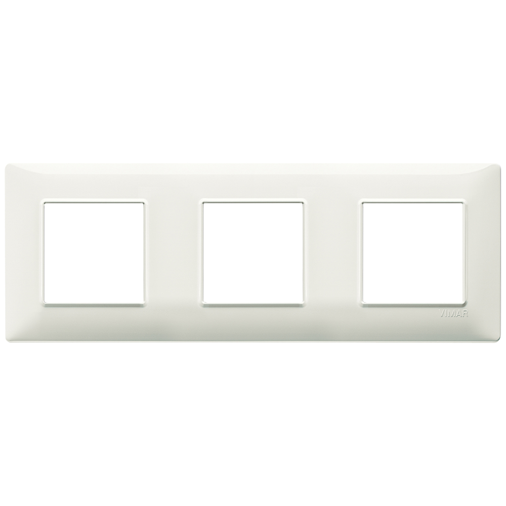VIMAR - 14644.02 - Plate 6M (2+2+2) 71mm techn.ivory