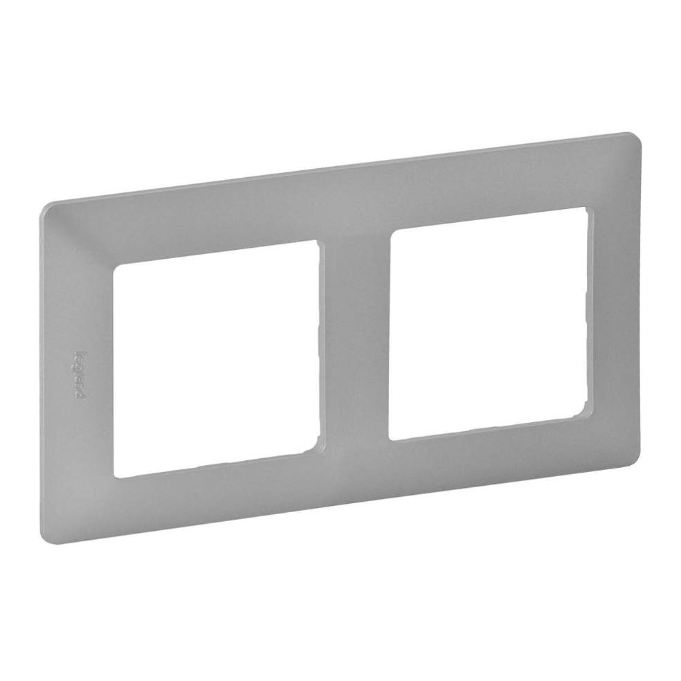 LEGRAND - 7 541 32 Plate Valena Life - 2 gang - aluminium