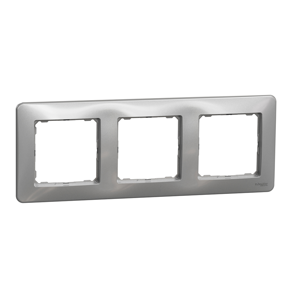SCHNEIDER ELECTRIC - SDD313803 Sedna Design- 3-gang frame - aluminium