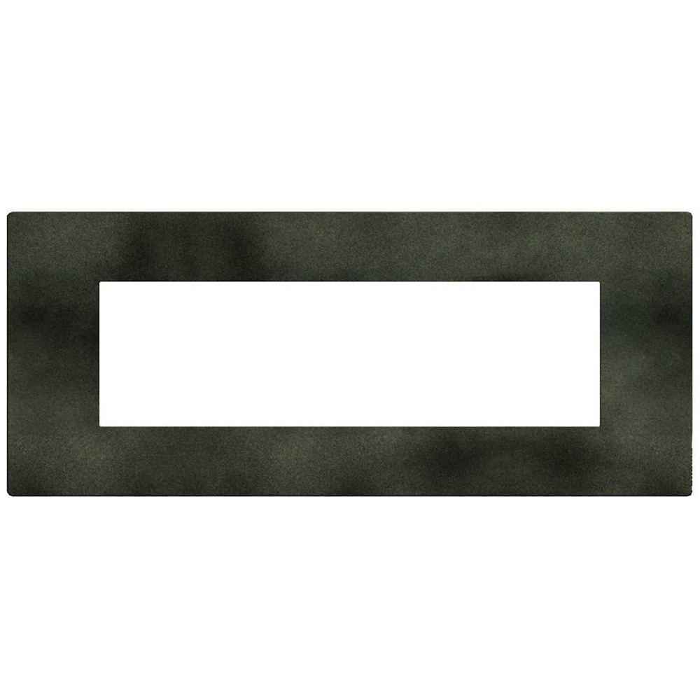 BTICINO - cover plate 7 modules Dark Green Light Now YA4807DG
