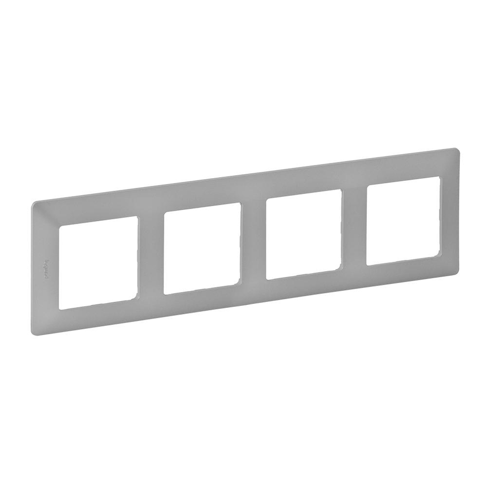 LEGRAND - 7 541 34 Plate Valena Life - 4 gang - aluminium