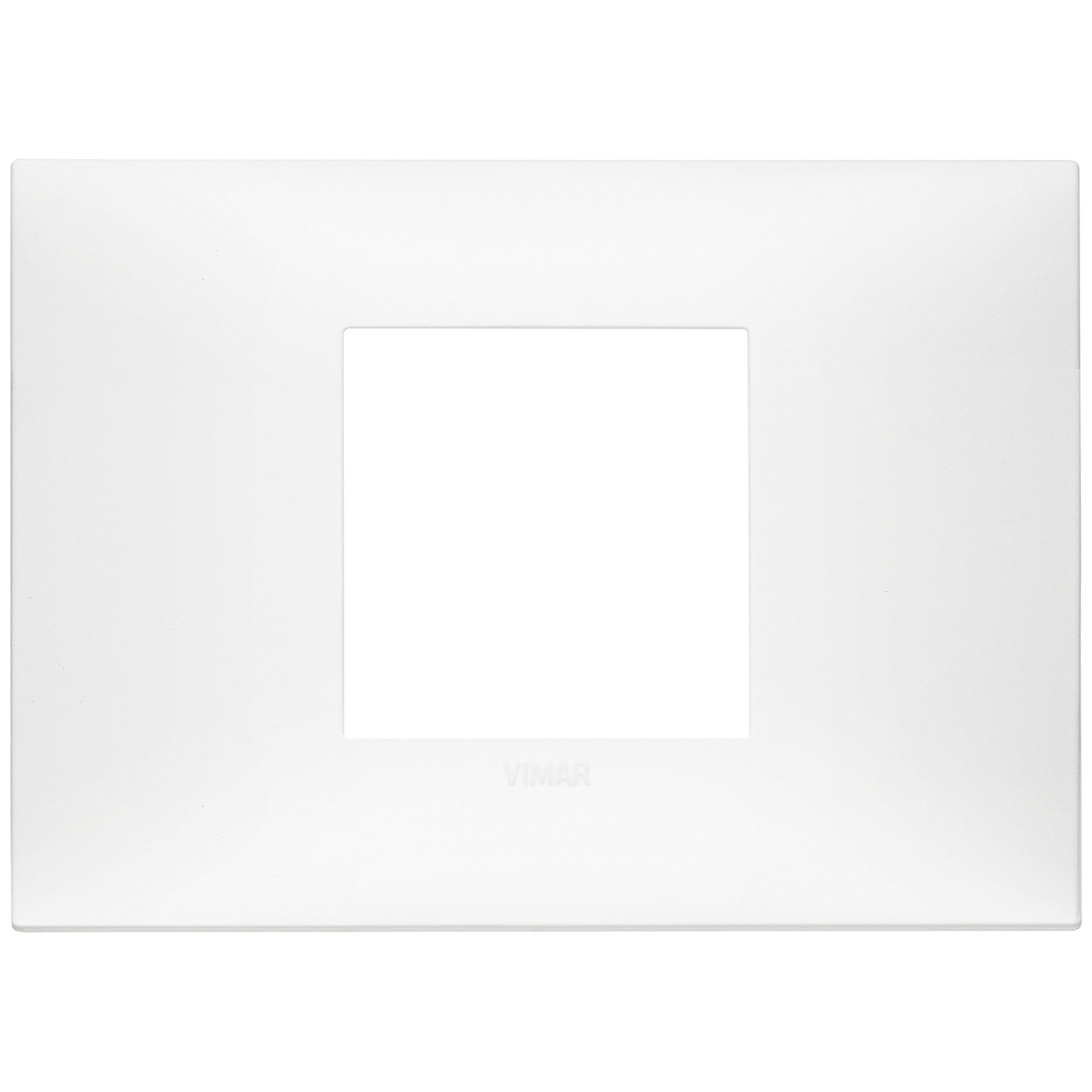 VIMAR - 09672.11 cover plate - 2 centered module matt white color NEVE UP