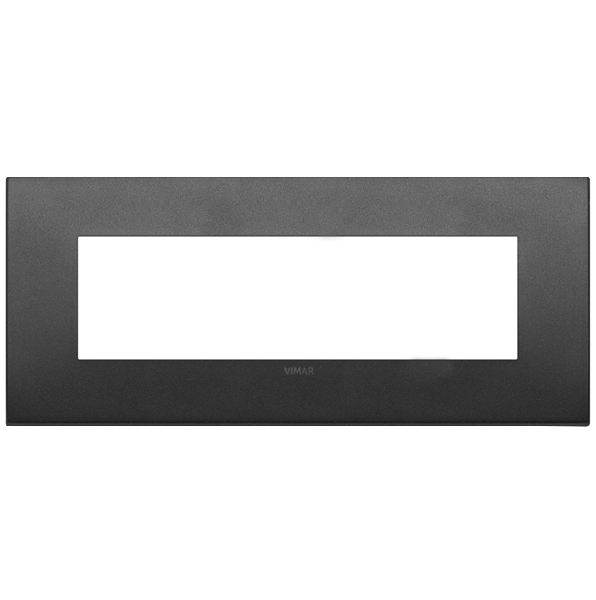 VIMAR - 19657.01 - Classic plate 7M metal matt graphite