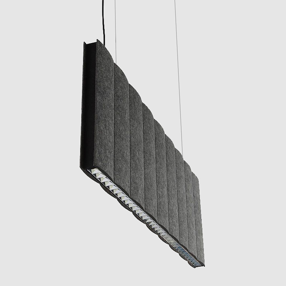 POLARIS LIGHTING - LED акустично осветително тяло SOUND 1100/400/55mm 30W, смяна на цветната температура 3135lm 59° 2502