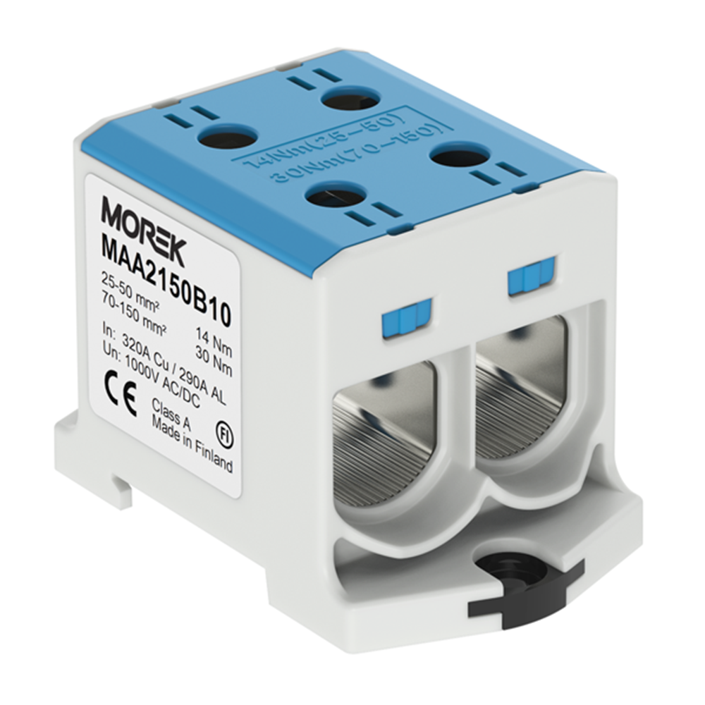 MOREK - OTL150-2 blue 2xAl/Cu 25-150mm² 1000V Universal terminal  MAA2150B10