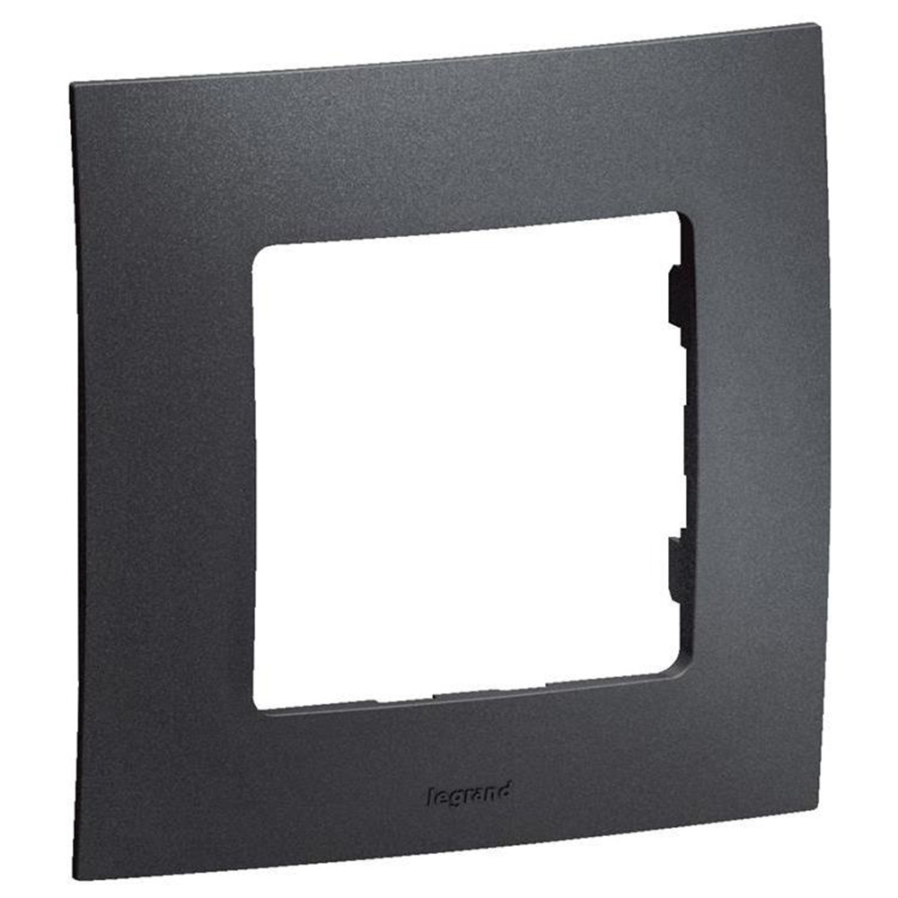 LEGRAND - Единична рамка Niloe New тъмно сива - NP111GR