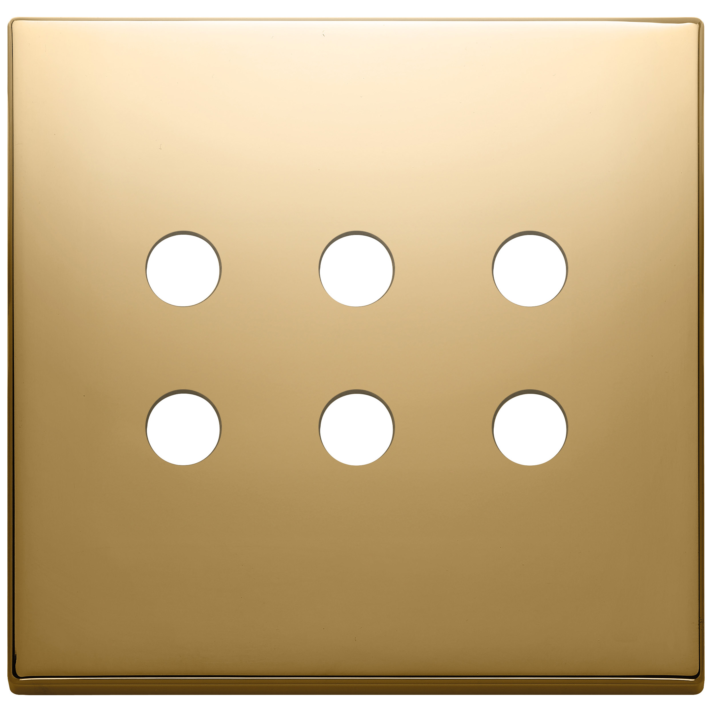 VIMAR - Plate 3Mx6 BS Tondo gold - 22695.RN.82