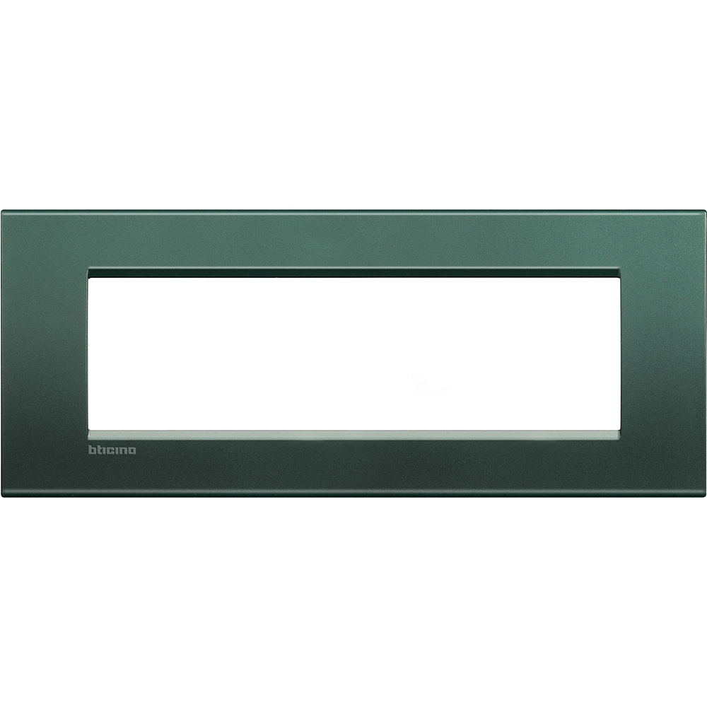BTICINO - LNA4807PK Square cover plate 7 modules - park 