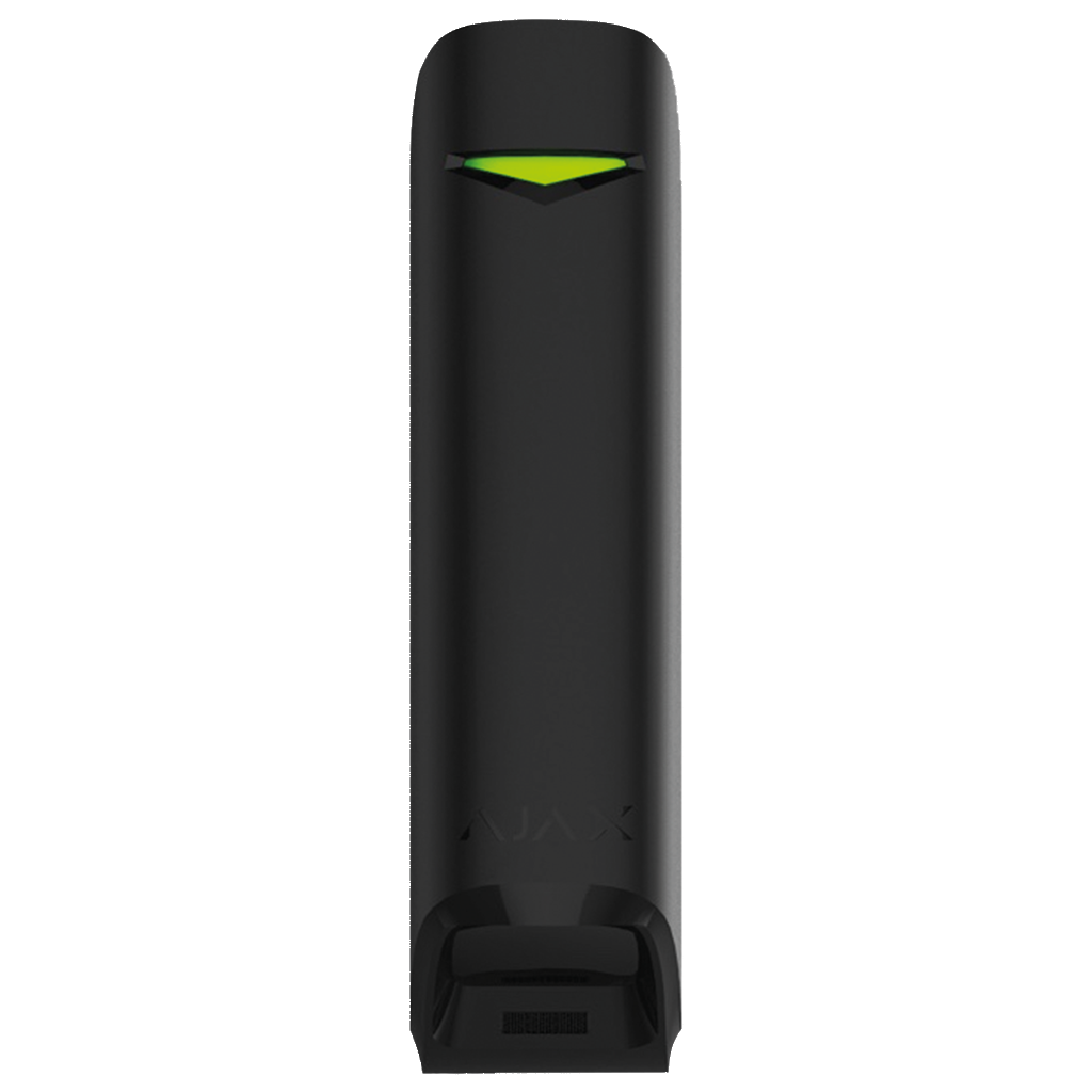 AJAX - Wireless PIR motion sensor, 6°, range 15m @ h=2.4m, IP50, black, MotionProtect Curtain 38196.36.BL1