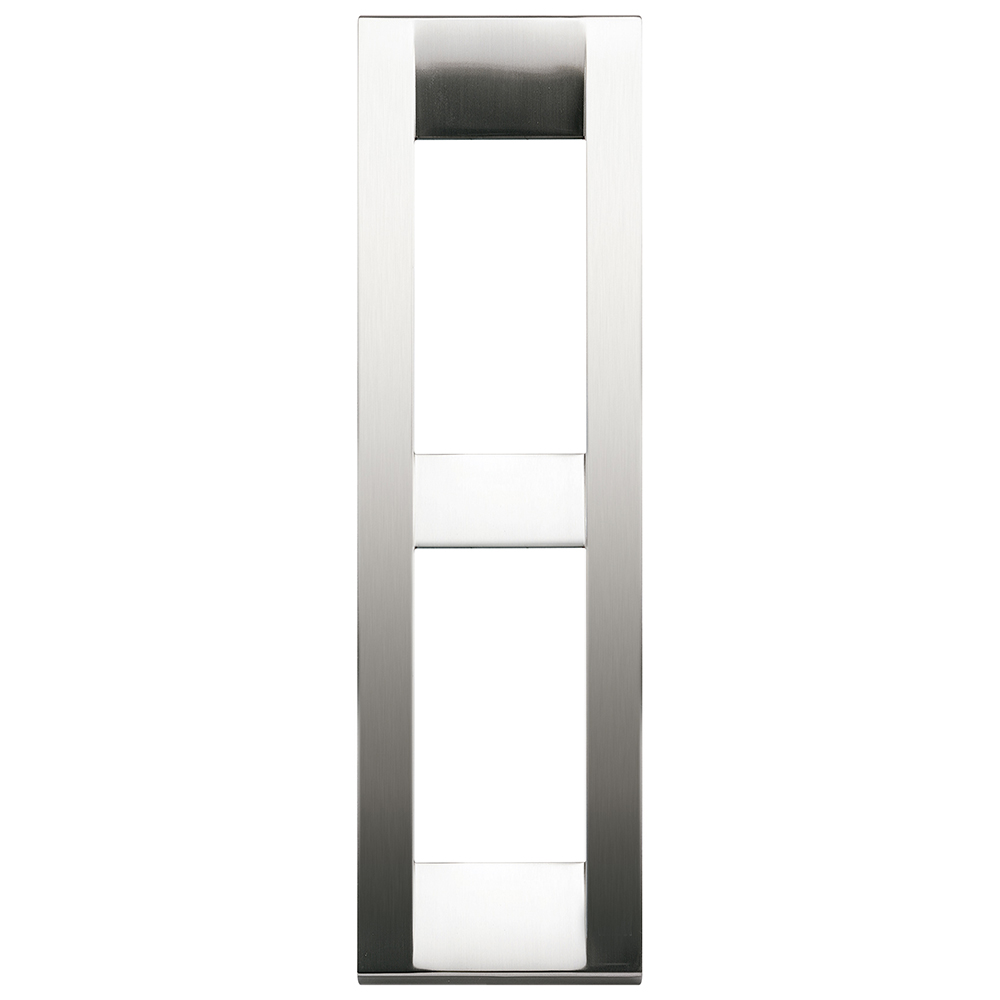 VIMAR - 16782.34 - Classica plate 2Mpan metal brush-nickel