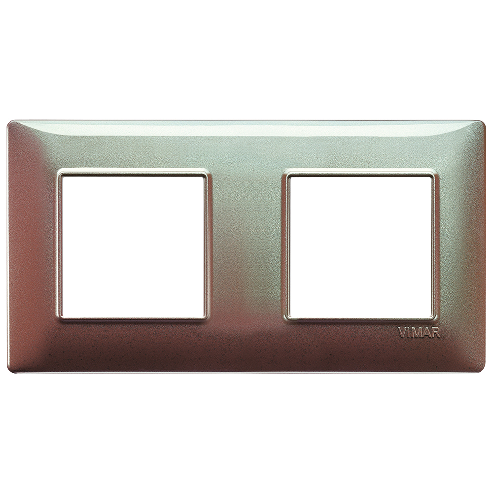 VIMAR - 14643.23 - Plate 4M(2+2)71mm techn.iridescent brown