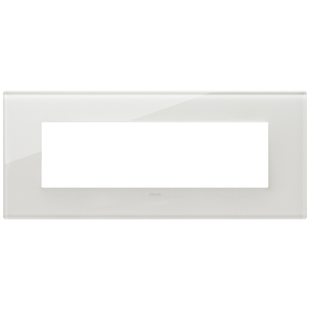 VIMAR - 22657.71 - Plate 7M glass milky white