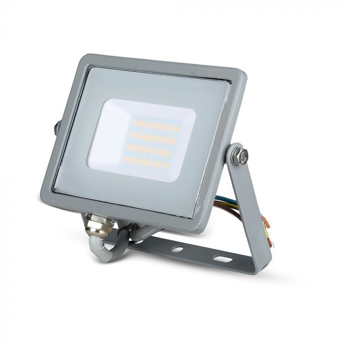 V-TAC - 20W LED Прожектор SAMSUNG Чип SMD Сиво Тяло 3000K SKU: 445