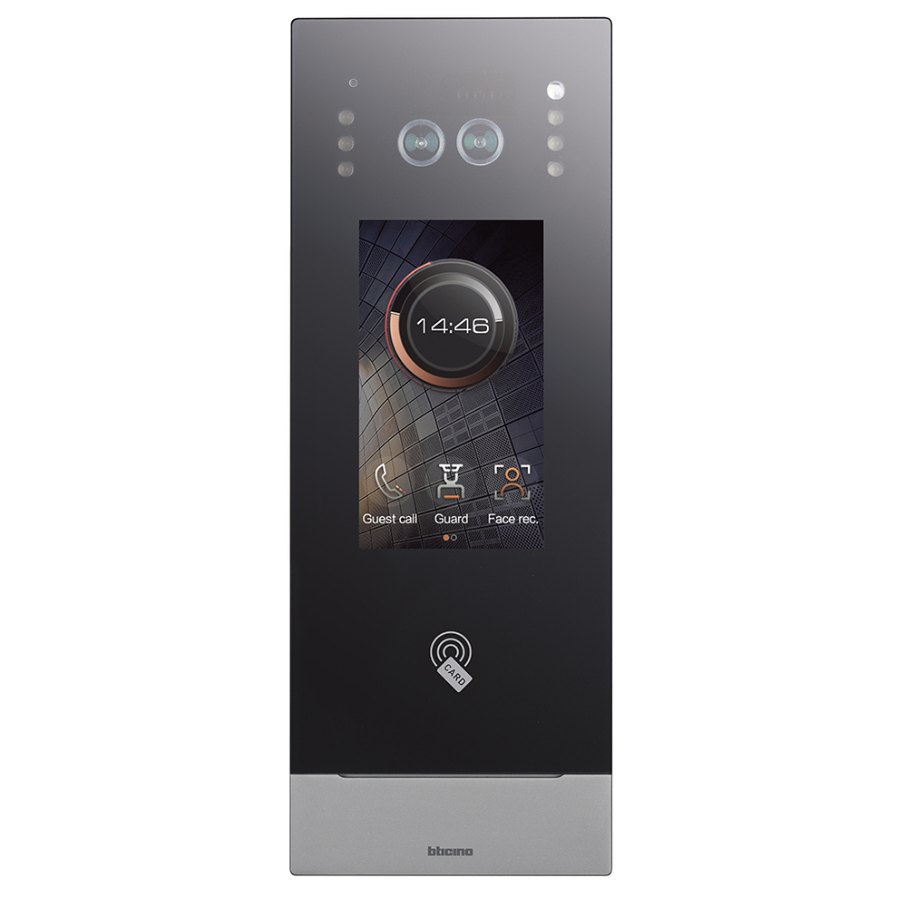 BTICINO - IP SYSTEMS Small video entrance panel with 4.3” vertical touch display  374005