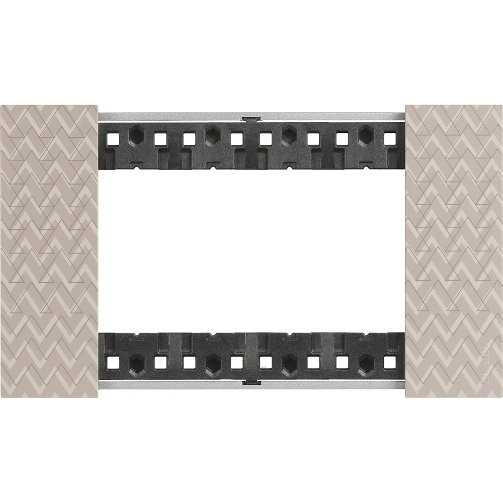 BTICINO - KA4804MM 4 modules Living Now Plate - aura - material: tecno polymer