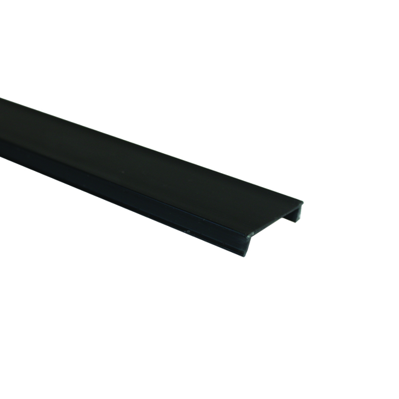 ACA LIGHTING - MDIFB BLACK 2M PC DIFFUSER FOR MAGNETIC TRACK