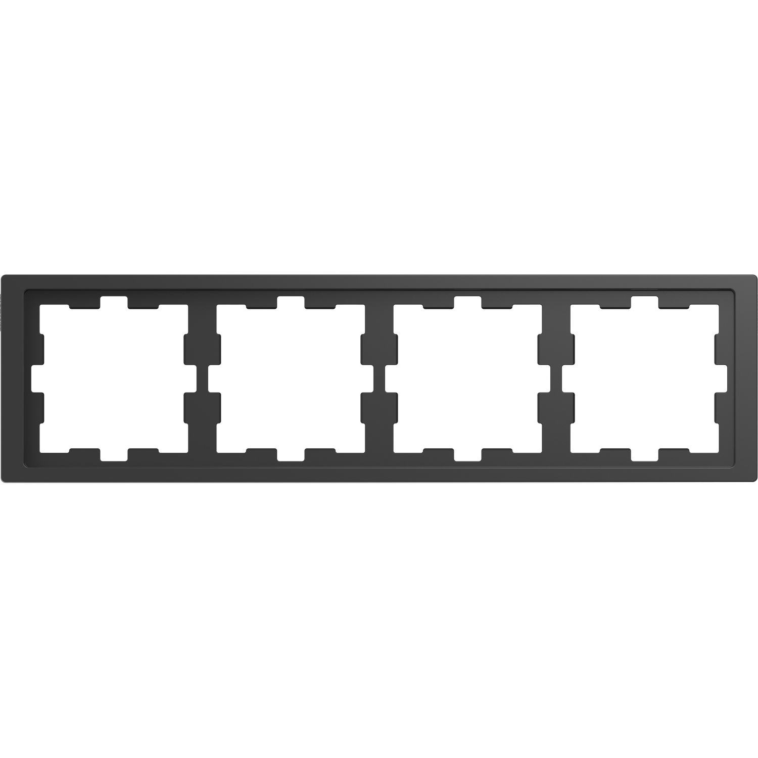 SCHNEIDER ELECTRIC -  MTN4040-6534 D-Life frame, 4-gang, anthracite