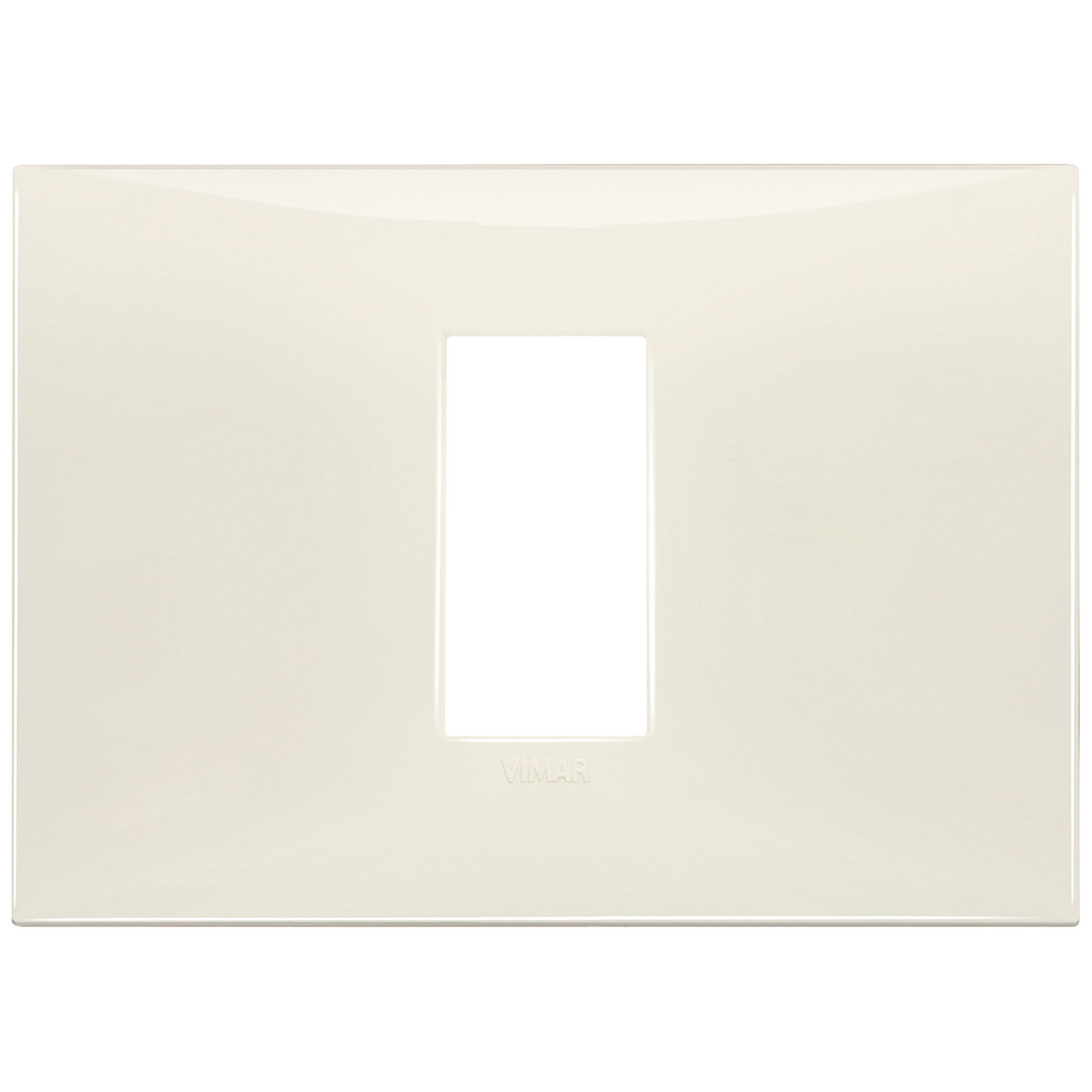 VIMAR - 09671.02 cover plate - 1 centered module ivory color NEVE UP