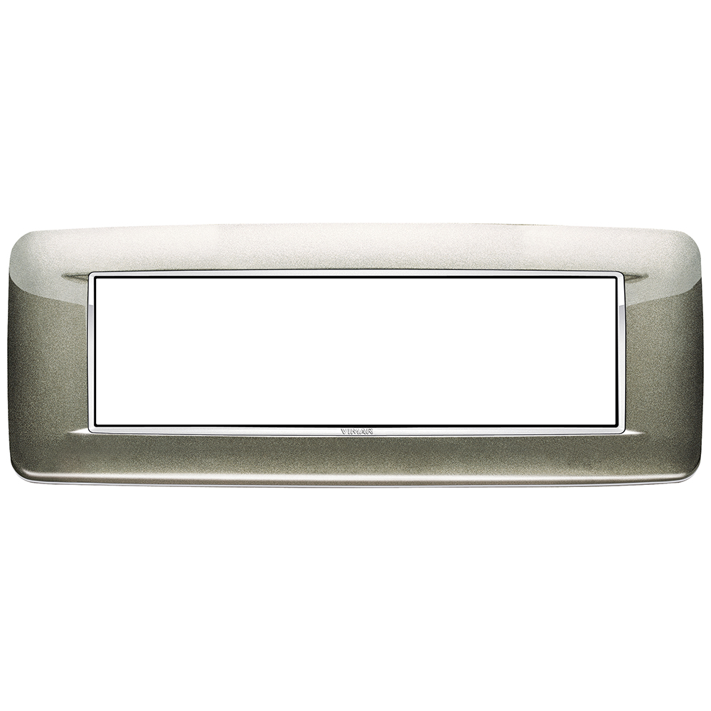 VIMAR - 20687.C08 - Round plate 7M Bright titanium