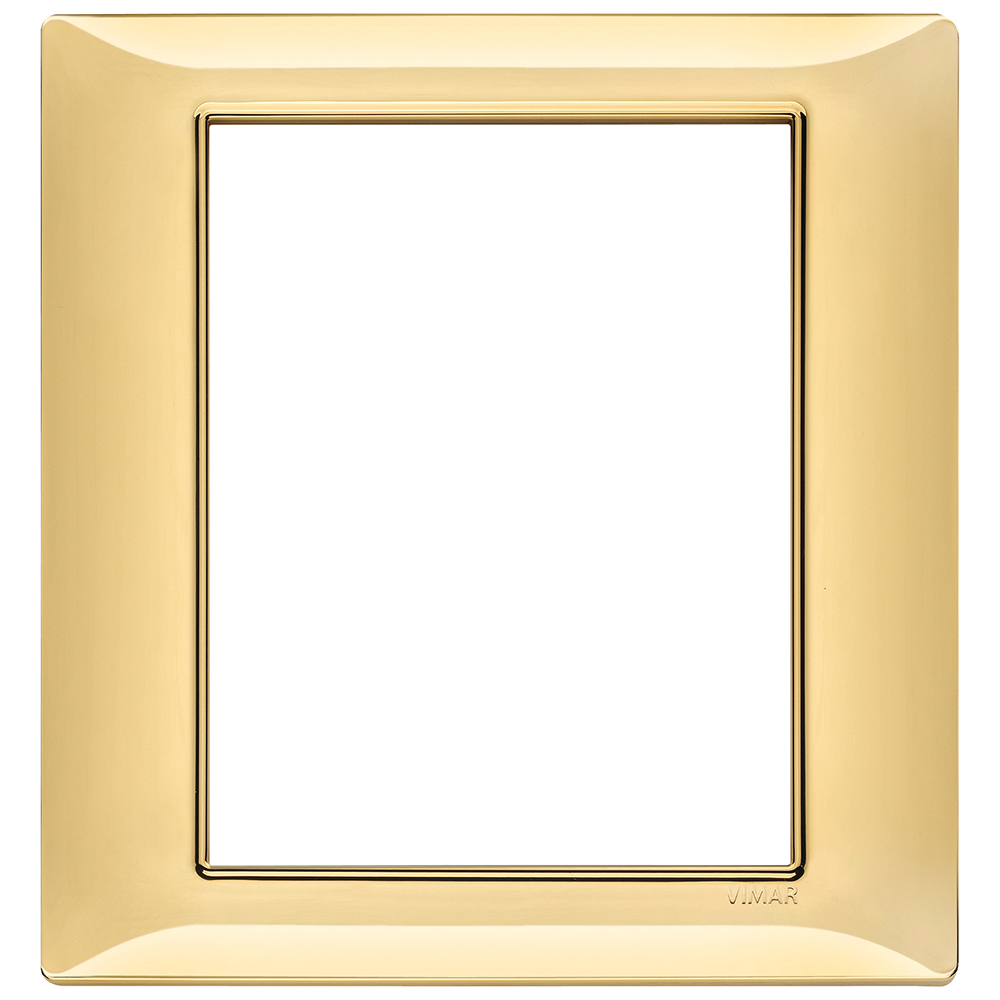 VIMAR - 14668.24 - Plate 8M techn. polished gold