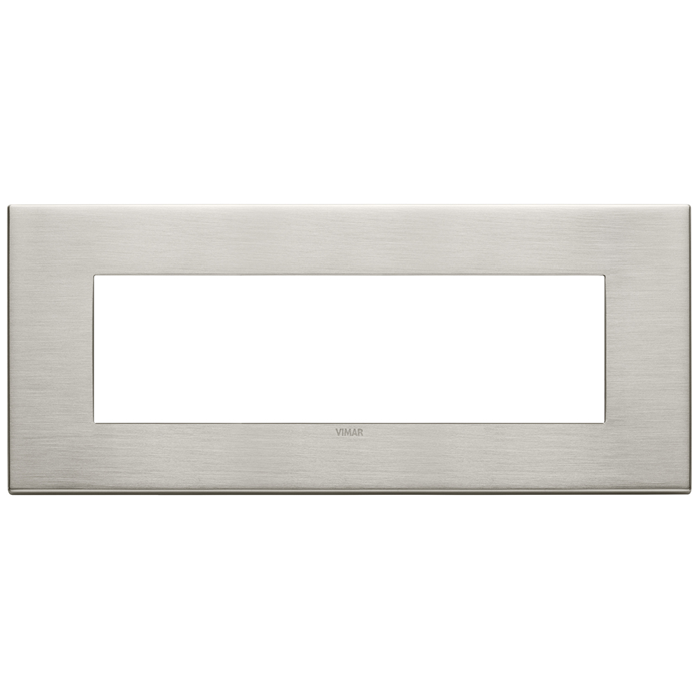 VIMAR - 22657.11 - Eikon Exe Рамка 7М италиански стандарт Brushed nickel