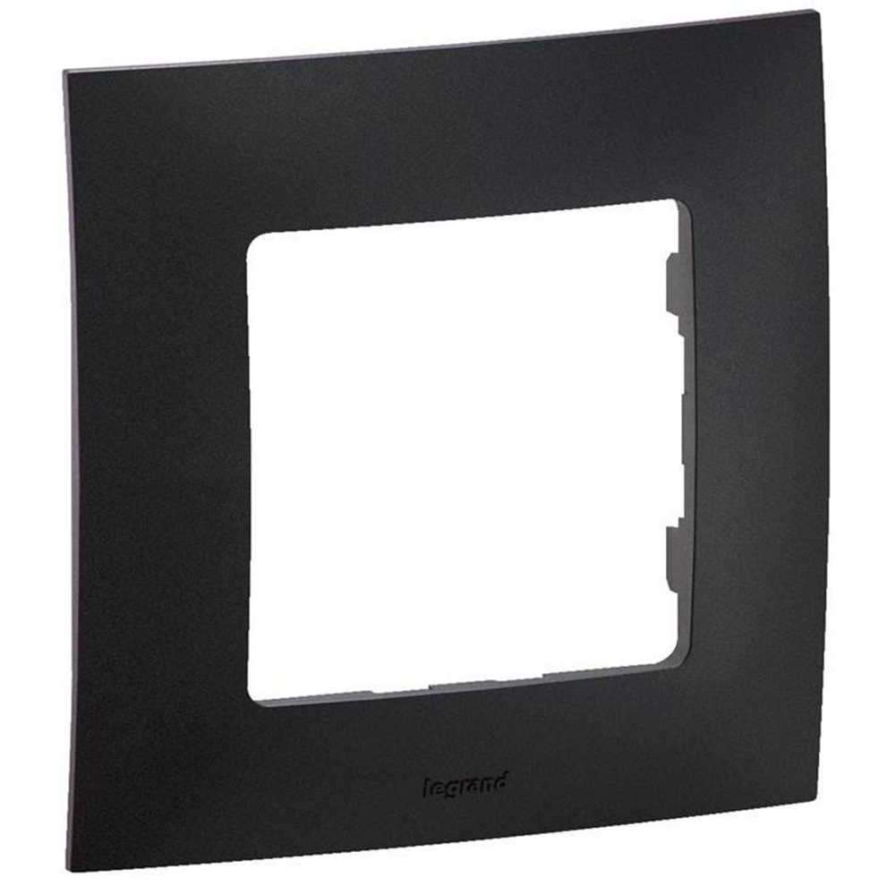 LEGRAND - Единична рамка Niloe New черна - NP111BK