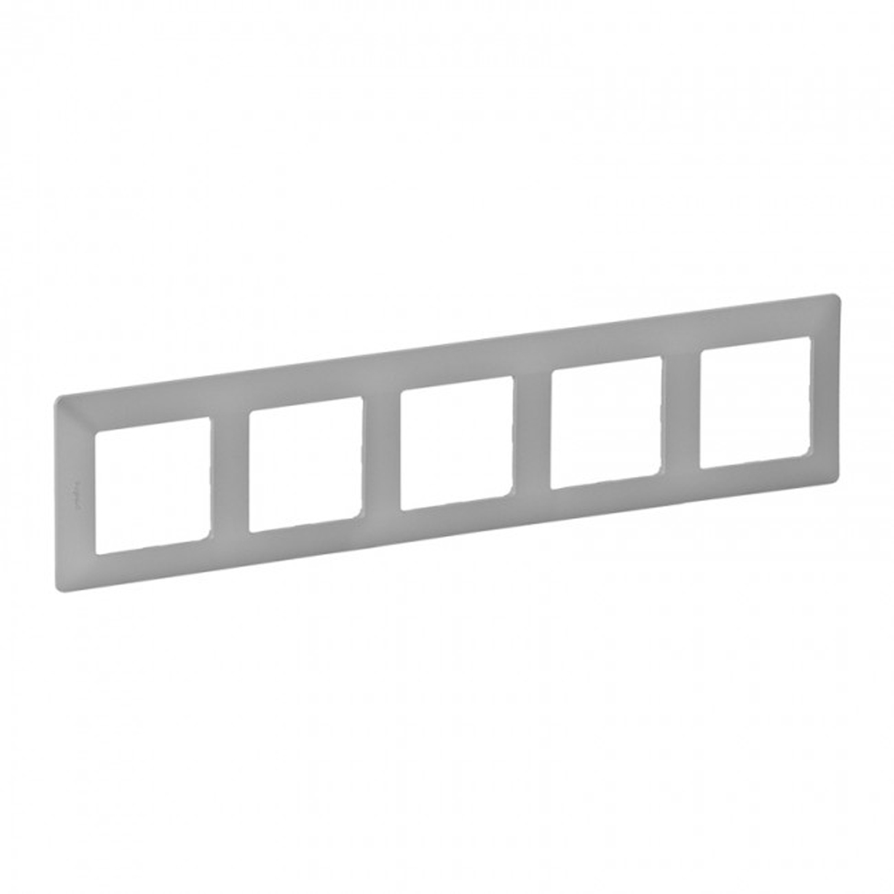 LEGRAND - 7 541 35 Plate Valena Life - 5 gang - aluminium