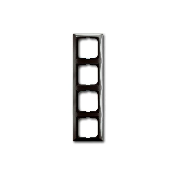 ABB - 2CKA001725A1534 Cover frame with decorative styling frame 4gang frame entrée-grey