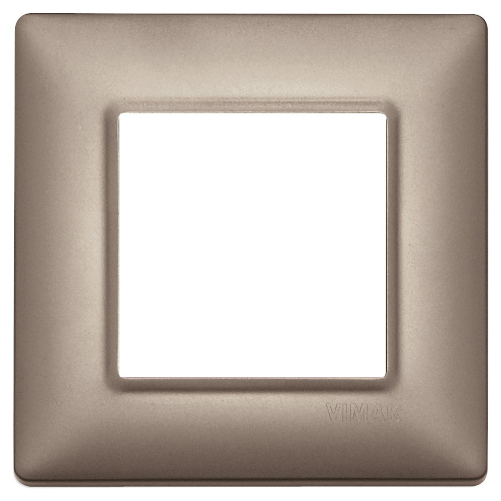 VIMAR - 14642.74 - Plate 2M metal pearl nickel