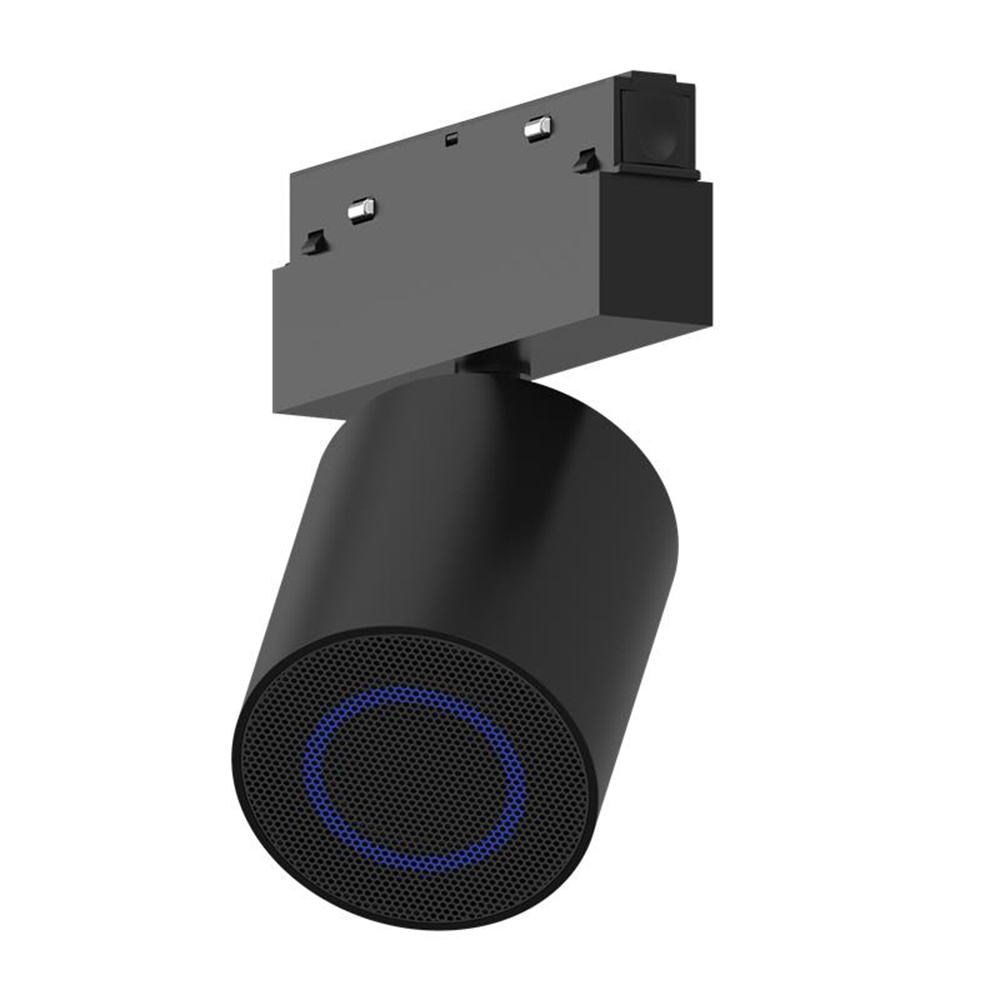 ACA LIGHTING - ARPEMAG BLUETOOTH SPEAKER 10W FOR MAGNETIC TRACK DC 24V ~ 48V BLACK, Φ64*75MM