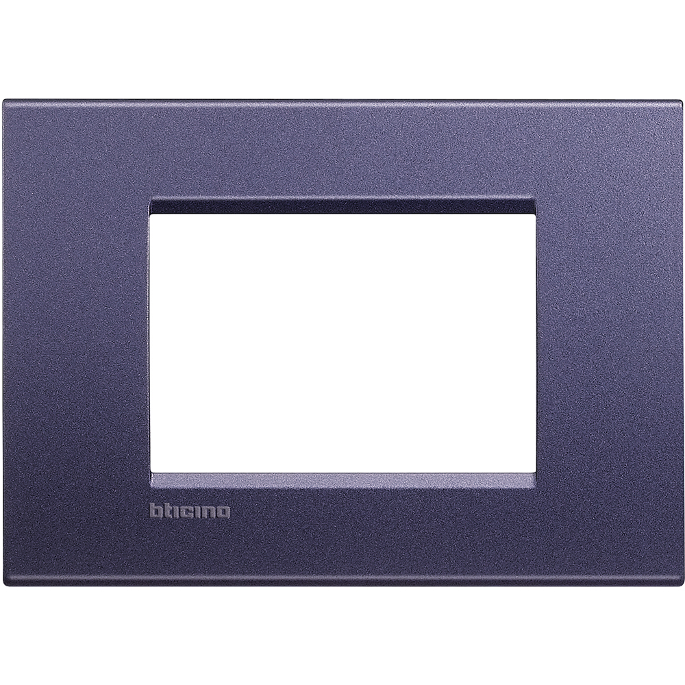 BTICINO - LNA4803CB Square cover plate 3 modules - club